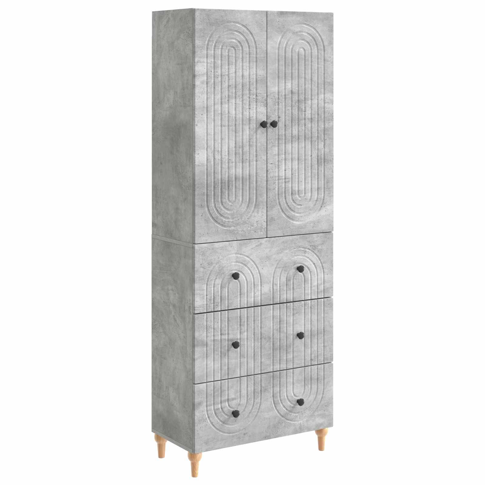 vidaXL Schrankset 2 pcs 66 x 34,5 x 90 cm Holzwerkstoff
