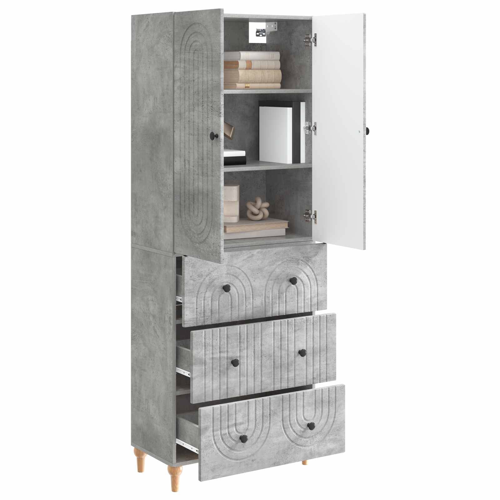vidaXL Schrankset 2 pcs 66 x 34,5 x 90 cm Holzwerkstoff