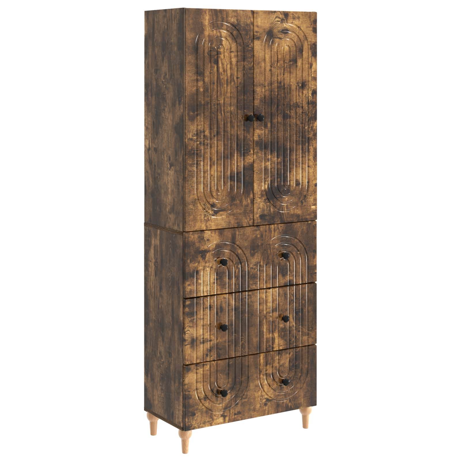 vidaXL Schrankset 2 pcs 66 x 34,5 x 90 cm Holzwerkstoff