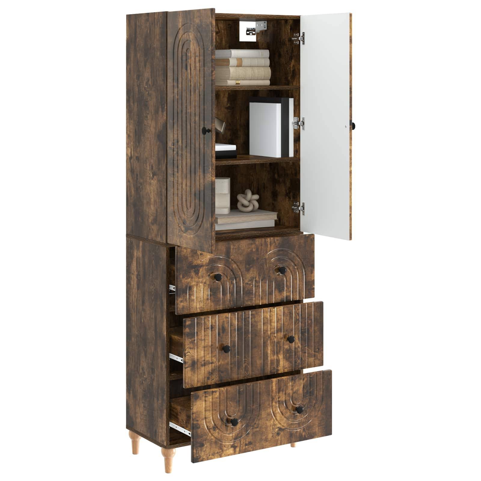 vidaXL Schrankset 2 pcs 66 x 34,5 x 90 cm Holzwerkstoff