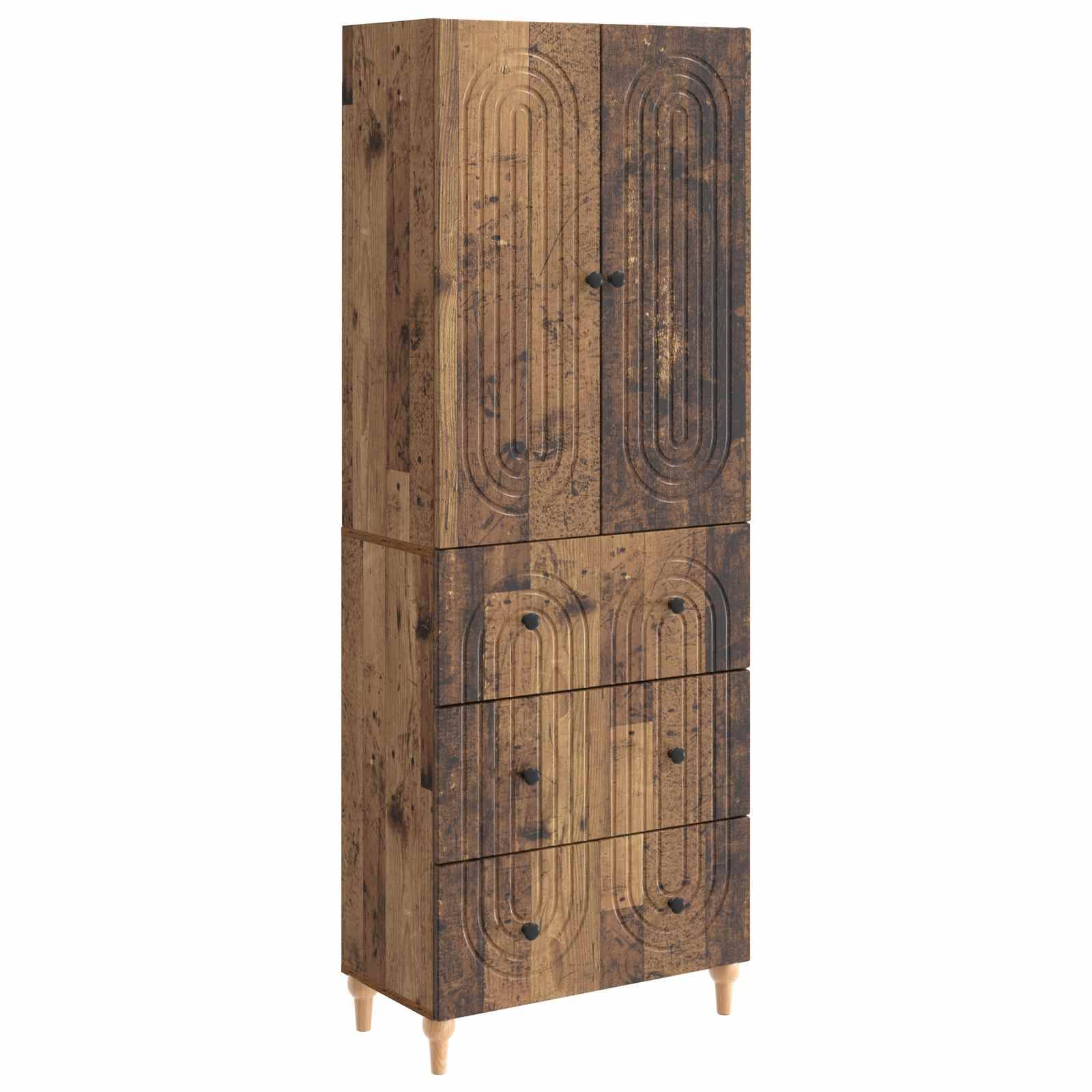 vidaXL Schrankset 2 pcs 66 x 34,5 x 90 cm Holzwerkstoff