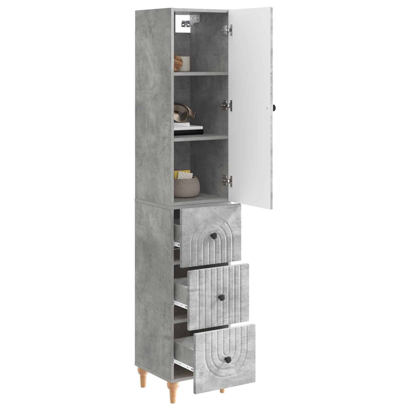 vidaXL Schrankset 2 pcs 33 x 34,5 x 90 cm Holzwerkstoff