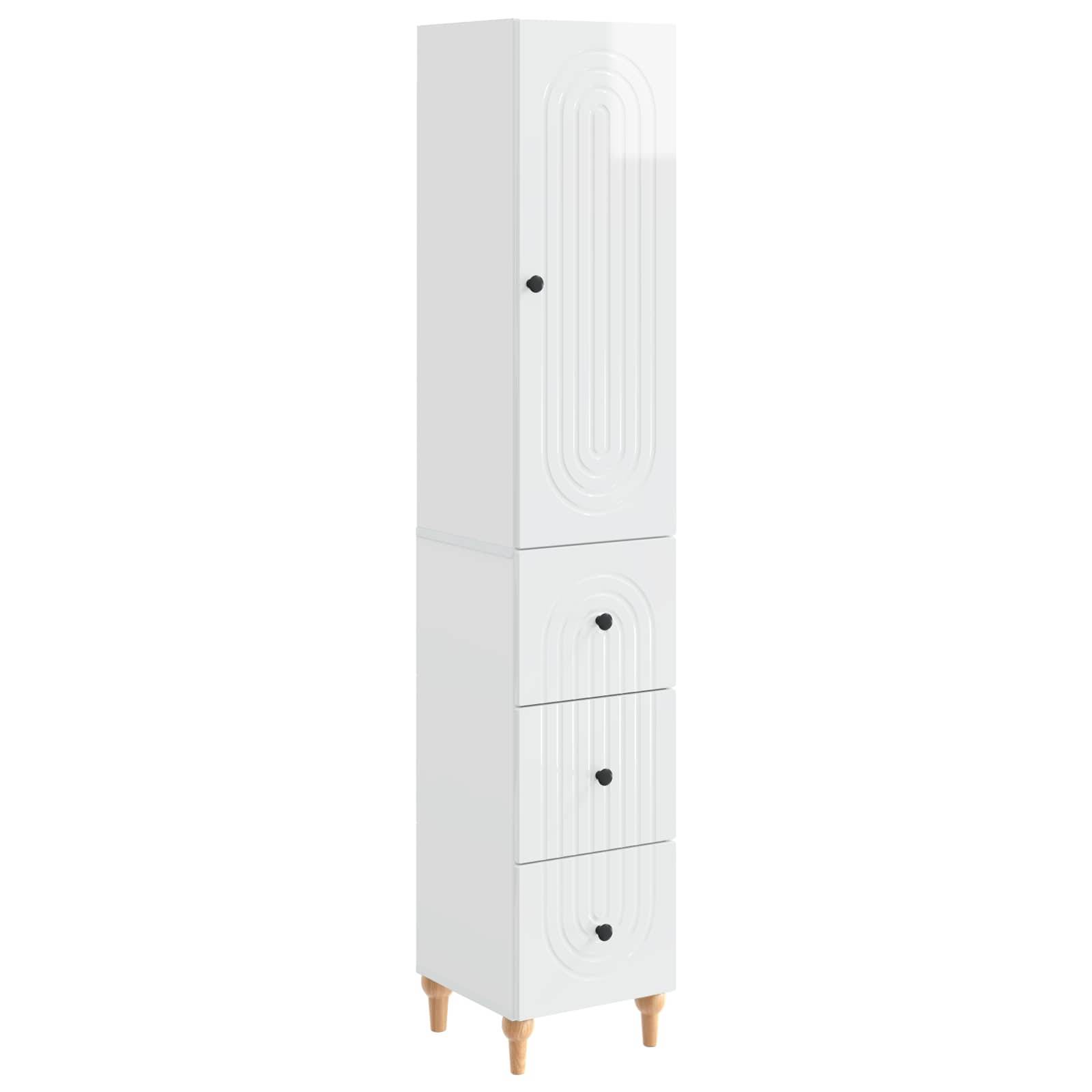 vidaXL Schrankset 2 pcs 33 x 34,5 x 90 cm Holzwerkstoff