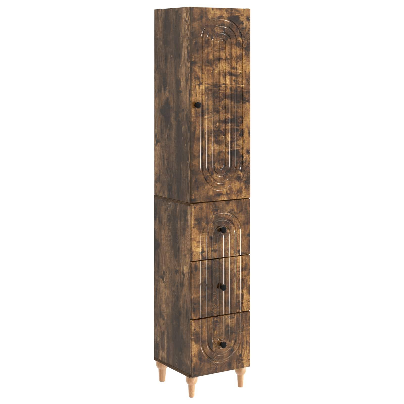 vidaXL Schrankset 2 pcs 33 x 34,5 x 90 cm Holzwerkstoff