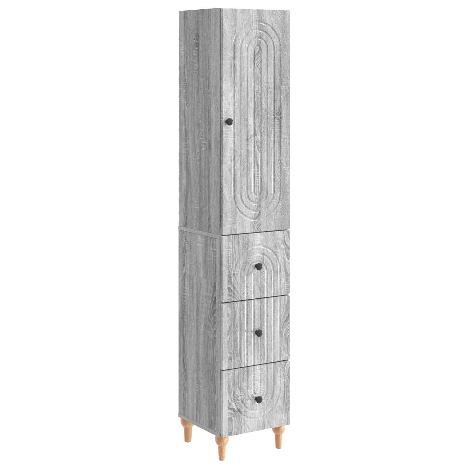 vidaXL Schrankset 2 pcs 33 x 34,5 x 90 cm Holzwerkstoff