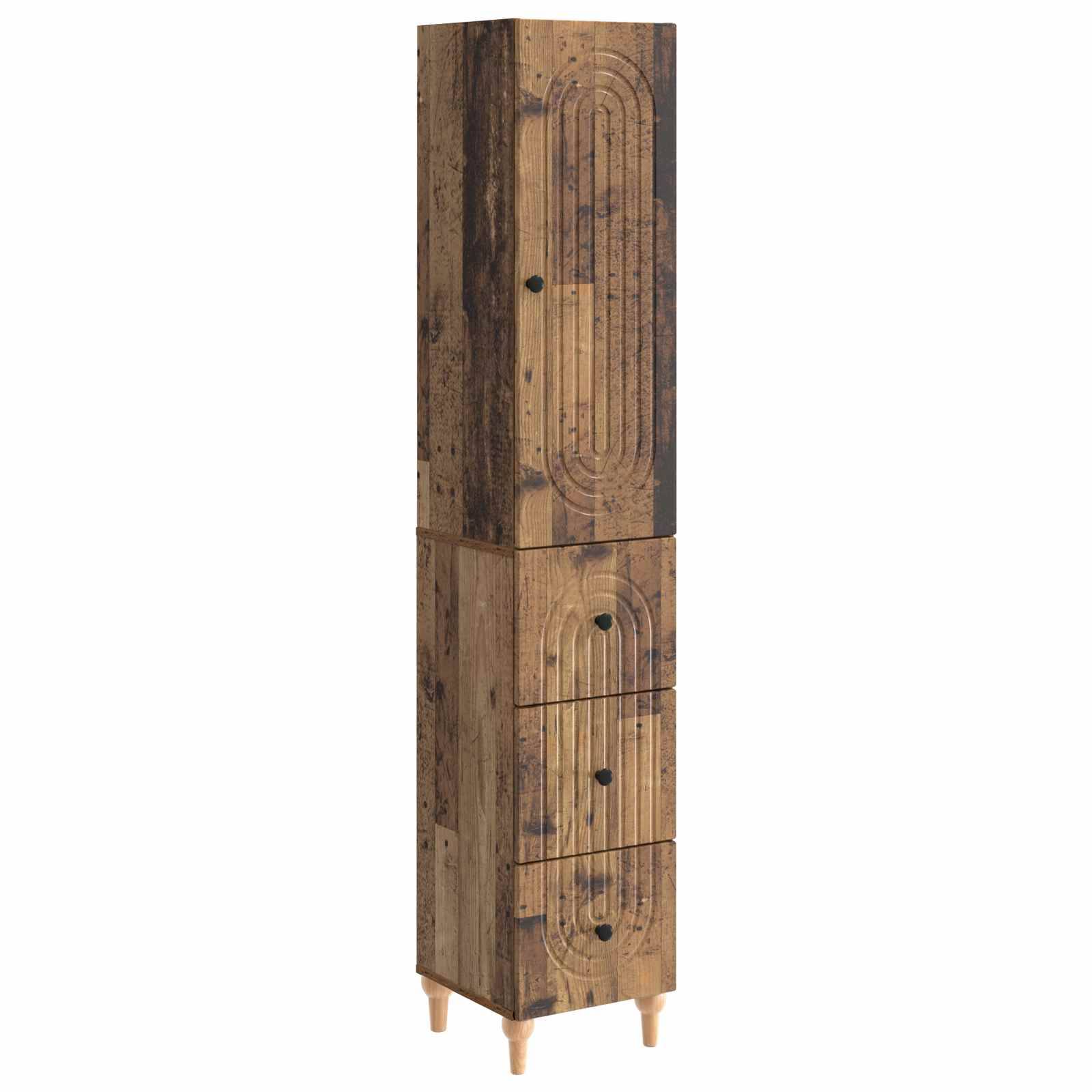 vidaXL Schrankset 2 pcs 33 x 34,5 x 90 cm Holzwerkstoff