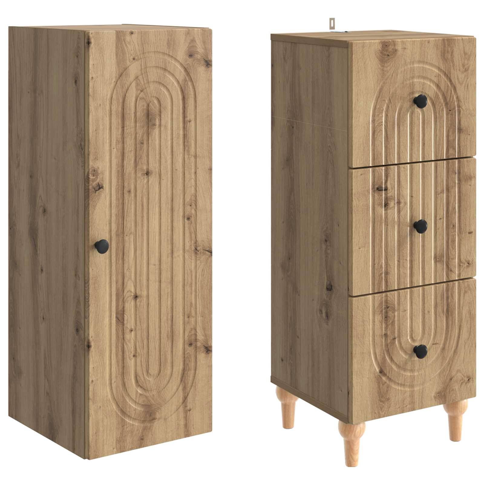 vidaXL Schrankset 2 Stk. Holzwerkstoff