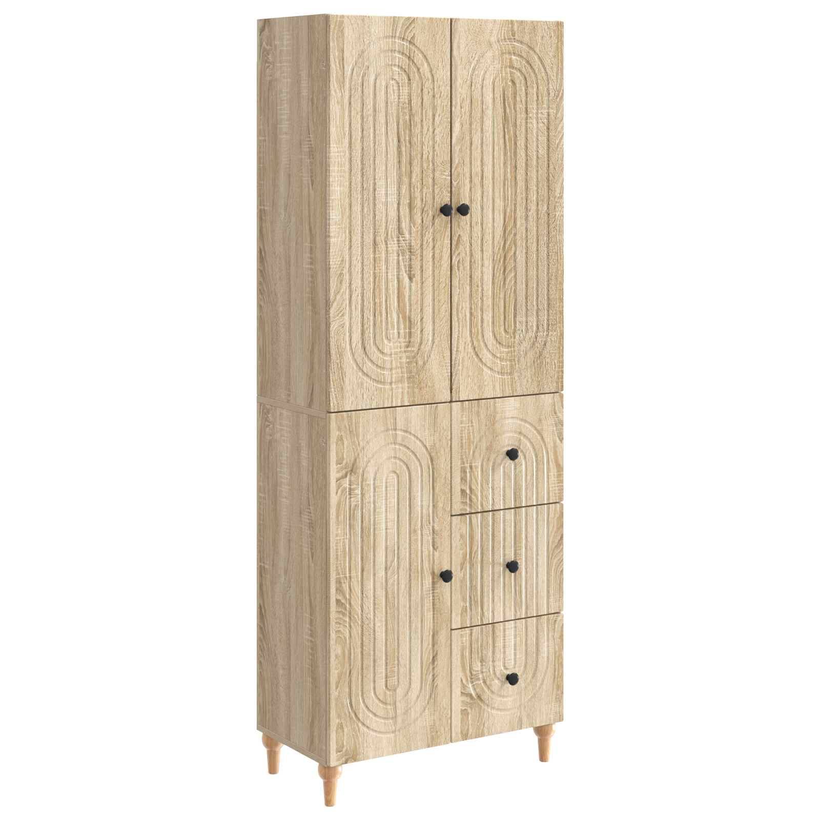 vidaXL Schrankset 2 pcs 66 x 34,5 x 90 cm Holzwerkstoff