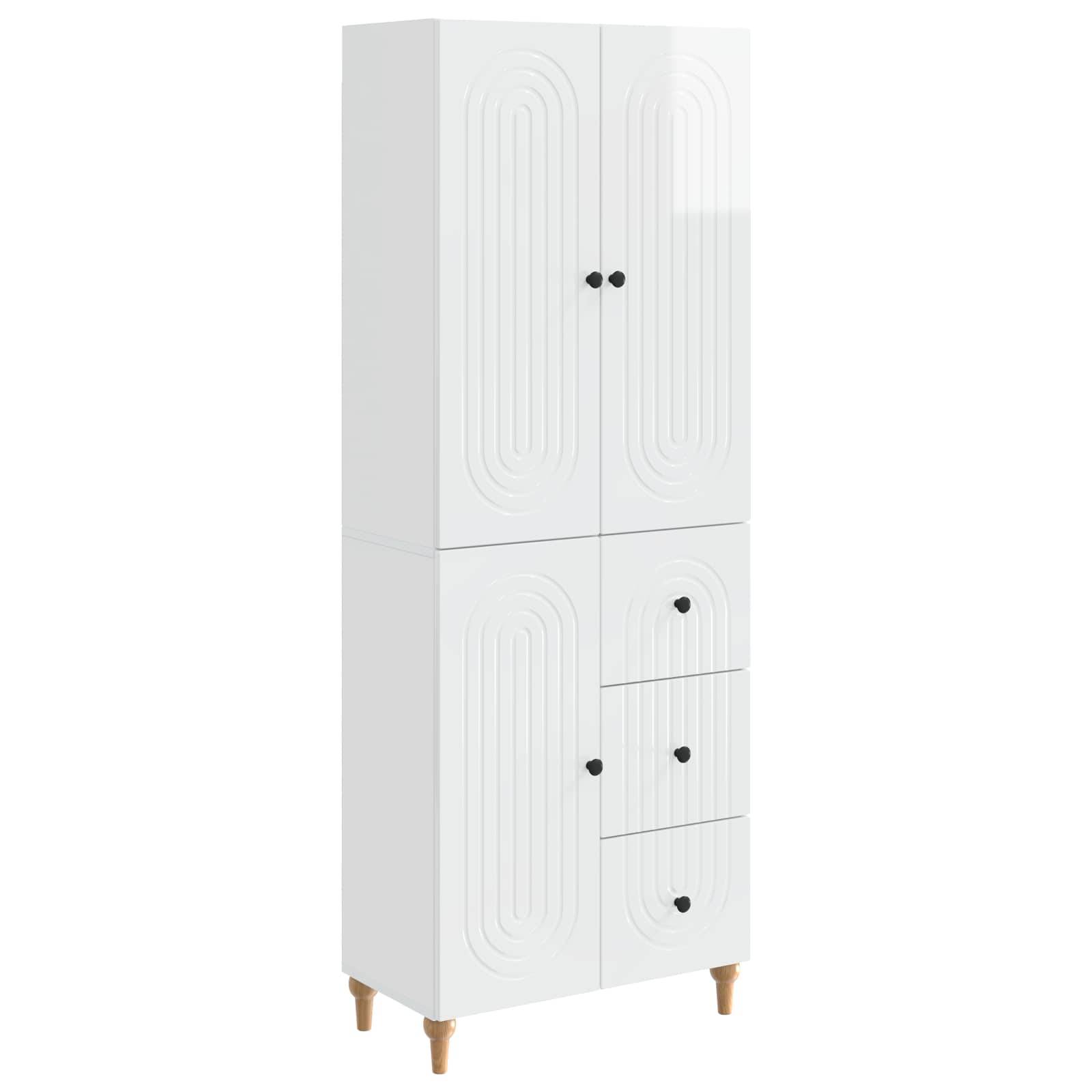 vidaXL Schrankset 2 pcs 66 x 34,5 x 90 cm Holzwerkstoff