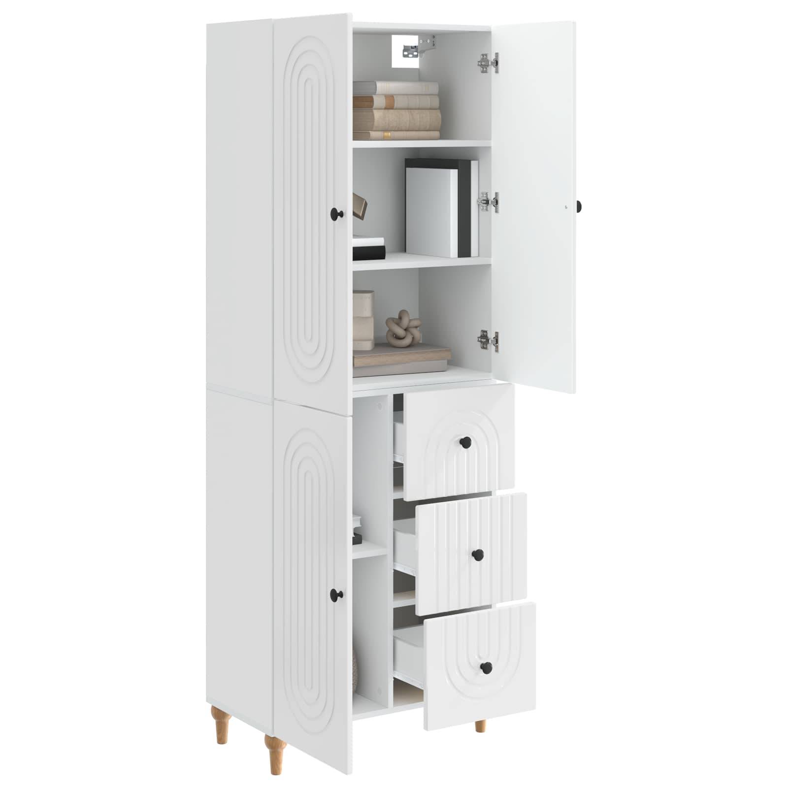 vidaXL Schrankset 2 pcs 66 x 34,5 x 90 cm Holzwerkstoff