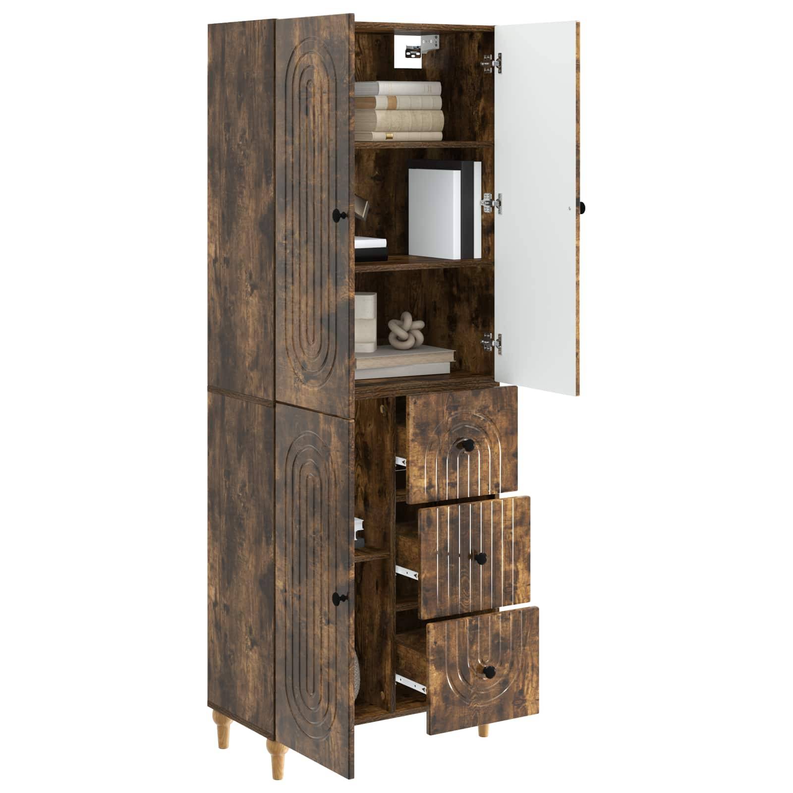 vidaXL Schrankset 2 pcs 66 x 34,5 x 90 cm Holzwerkstoff
