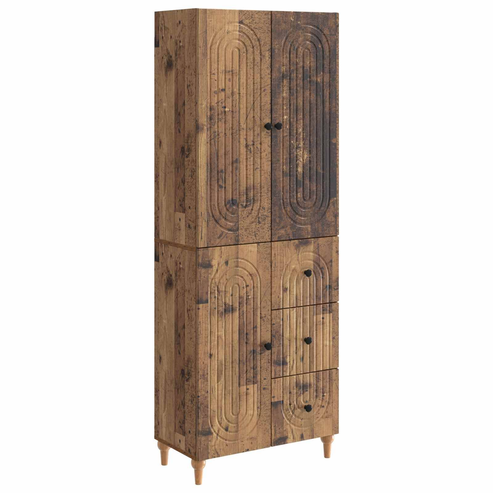 vidaXL Schrankset 2 pcs 66 x 34,5 x 90 cm Holzwerkstoff