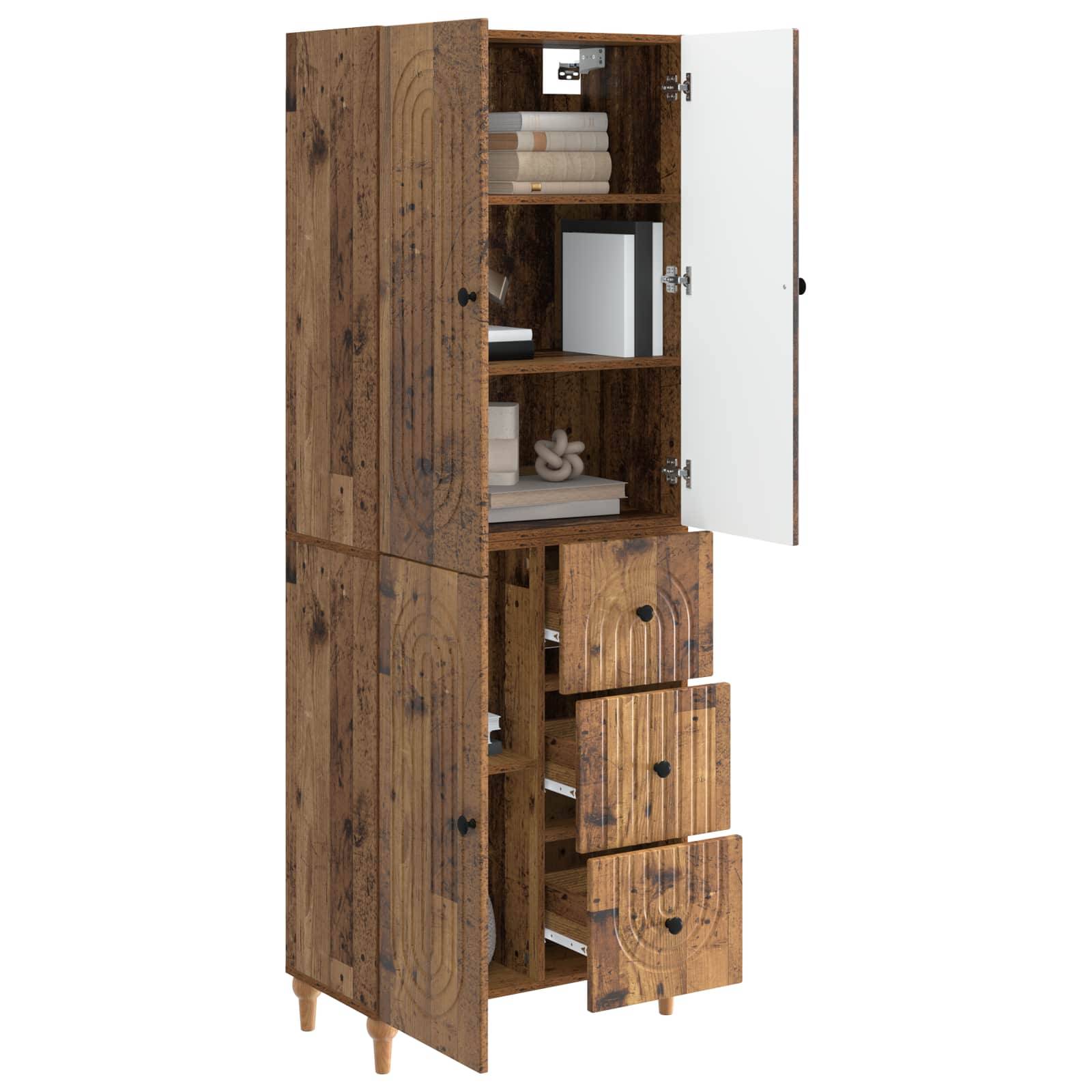 vidaXL Schrankset 2 pcs 66 x 34,5 x 90 cm Holzwerkstoff