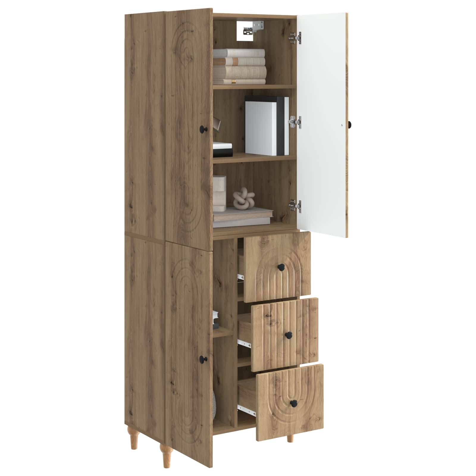 vidaXL Schrankset 2 Stk. Holzwerkstoff