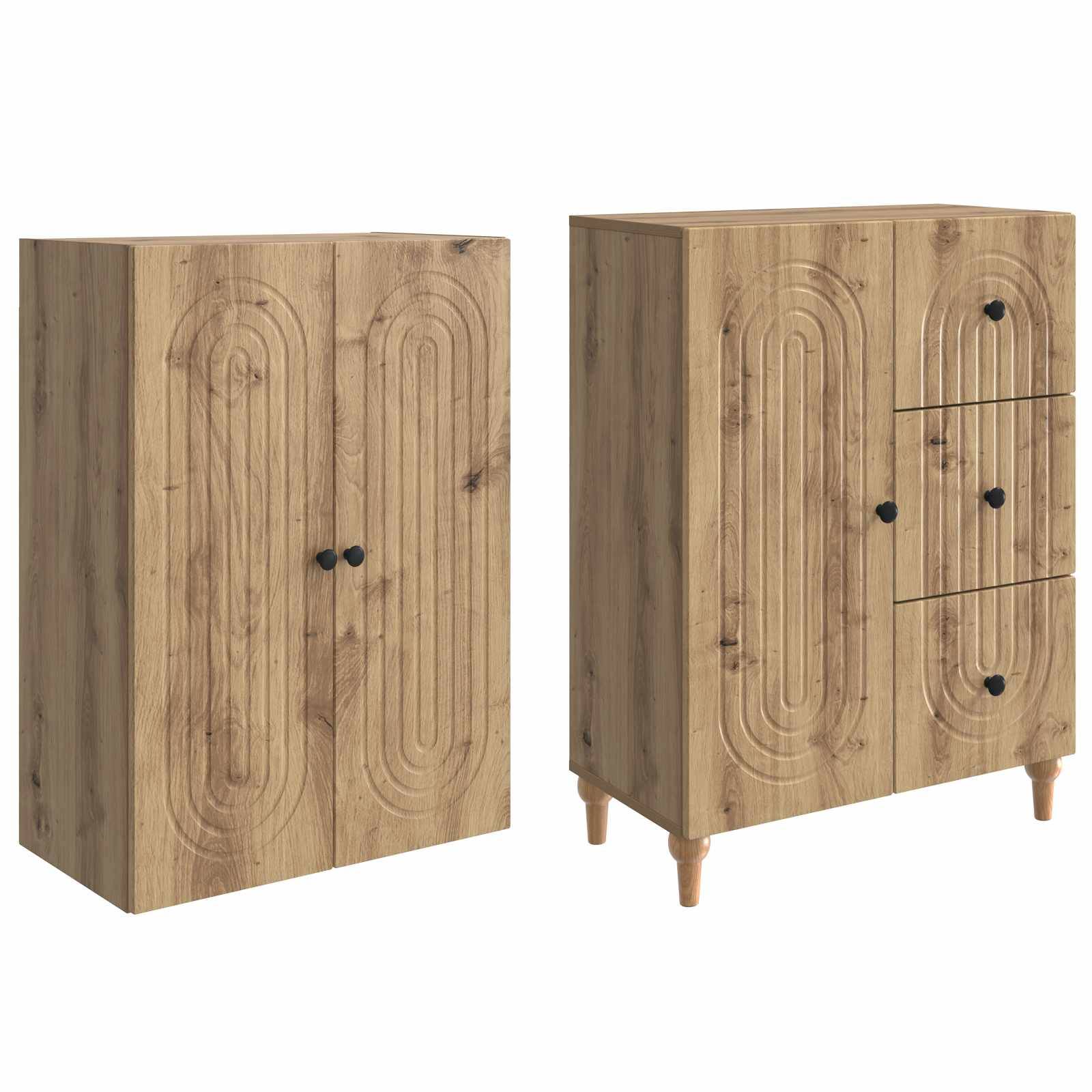 vidaXL Schrankset 2 Stk. Holzwerkstoff