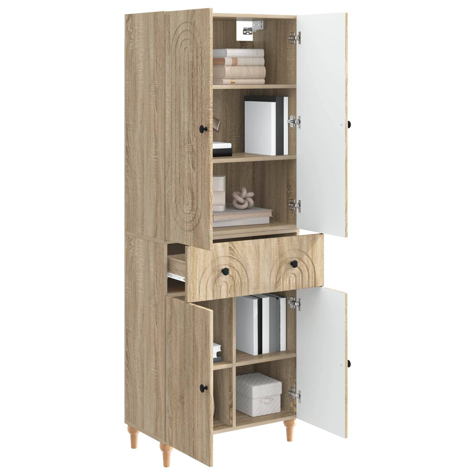 vidaXL Schrankset 2 pcs 66 x 34,5 x 90 cm Holzwerkstoff