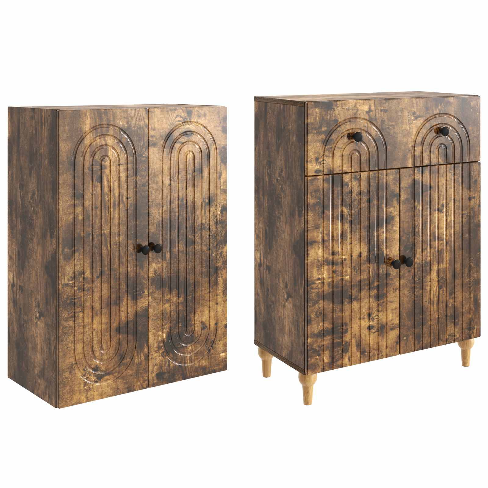 vidaXL Schrankset 2 pcs 66 x 34,5 x 90 cm Holzwerkstoff