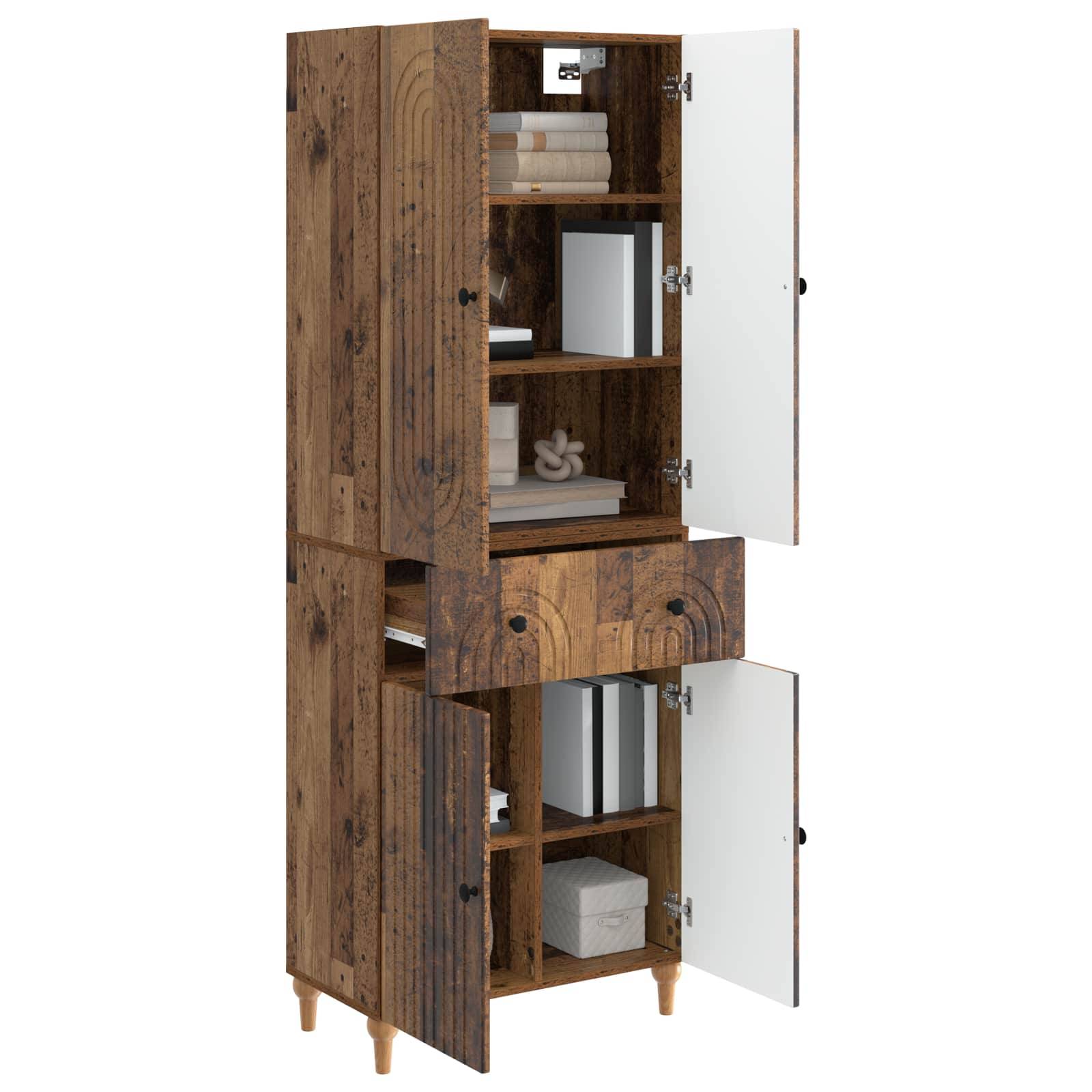 vidaXL Schrankset 2 pcs 66 x 34,5 x 90 cm Holzwerkstoff