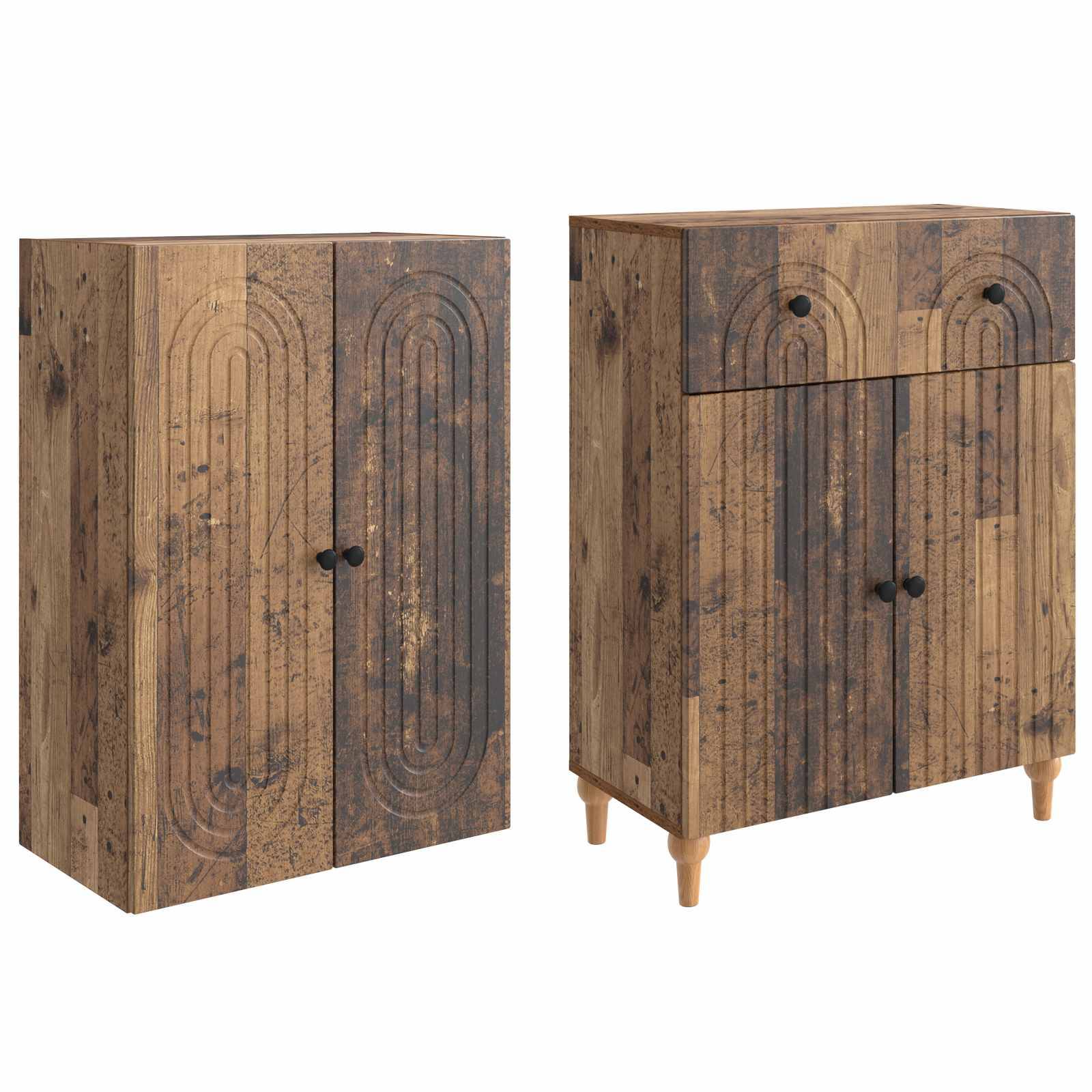 vidaXL Schrankset 2 pcs 66 x 34,5 x 90 cm Holzwerkstoff