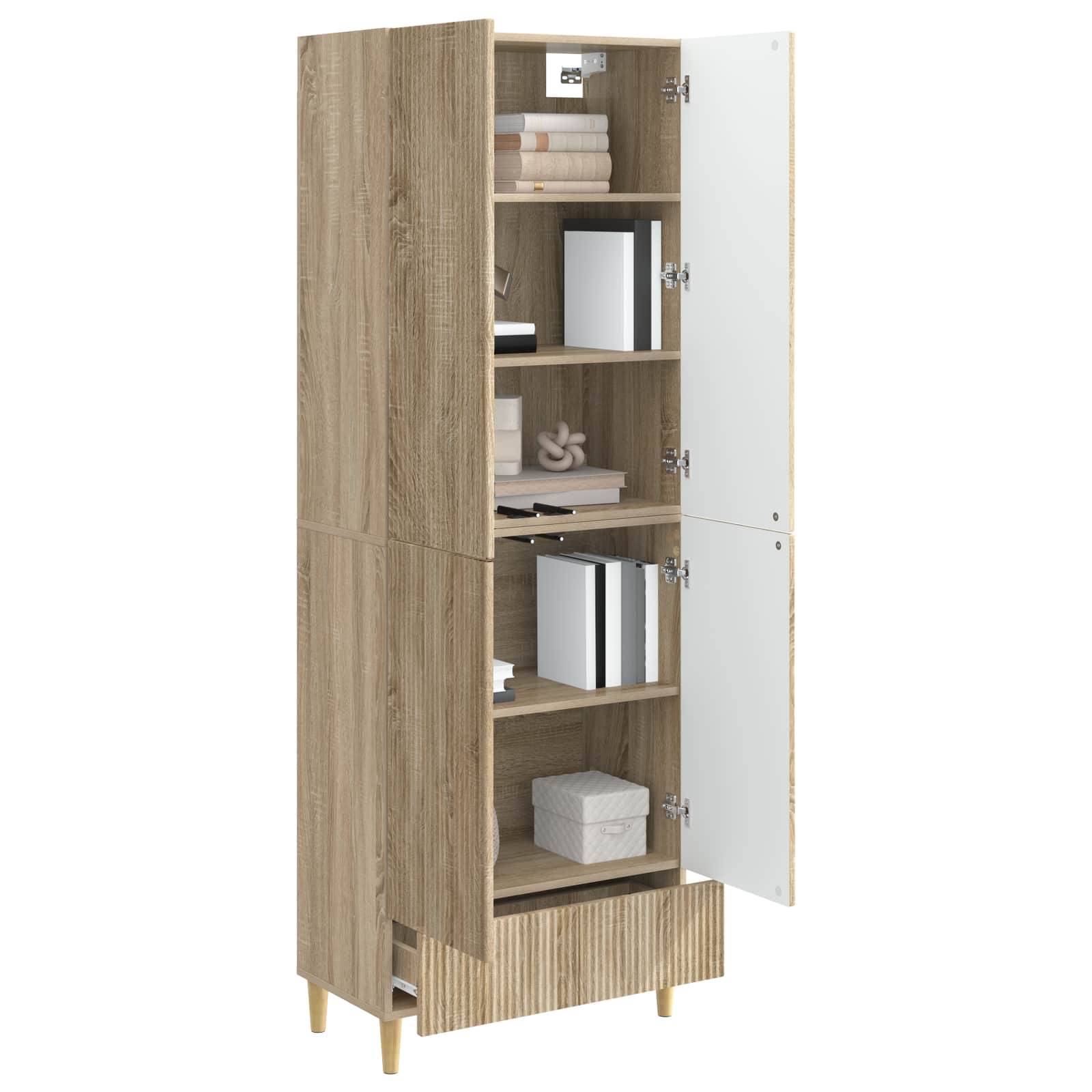 vidaXL Schrankset 2 pcs 66 x 34,5 x 95 cm Holzwerkstoff