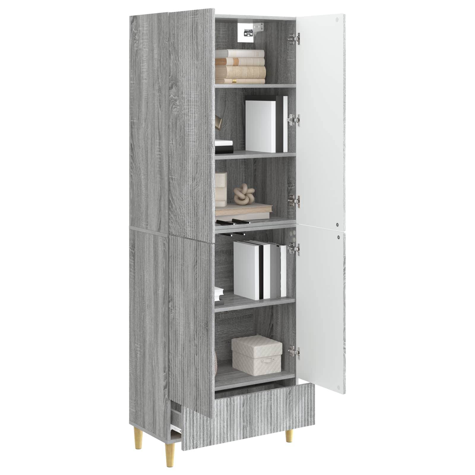 vidaXL Schrankset 2 pcs 66 x 34,5 x 95 cm Holzwerkstoff
