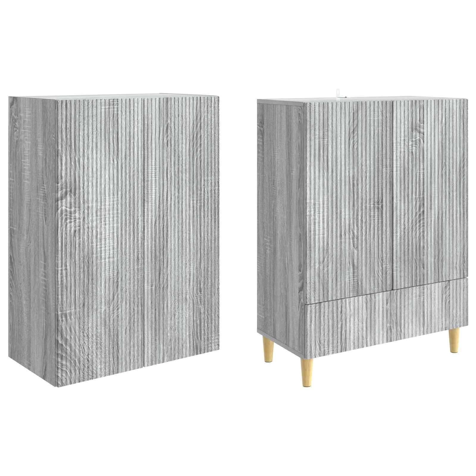 vidaXL Schrankset 2 pcs 66 x 34,5 x 95 cm Holzwerkstoff