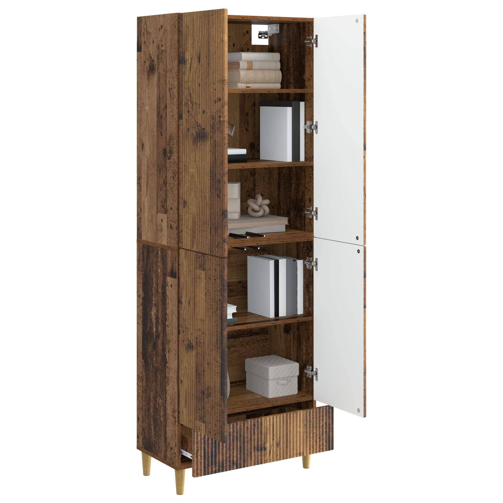 vidaXL Schrankset 2 pcs 66 x 34,5 x 95 cm Holzwerkstoff