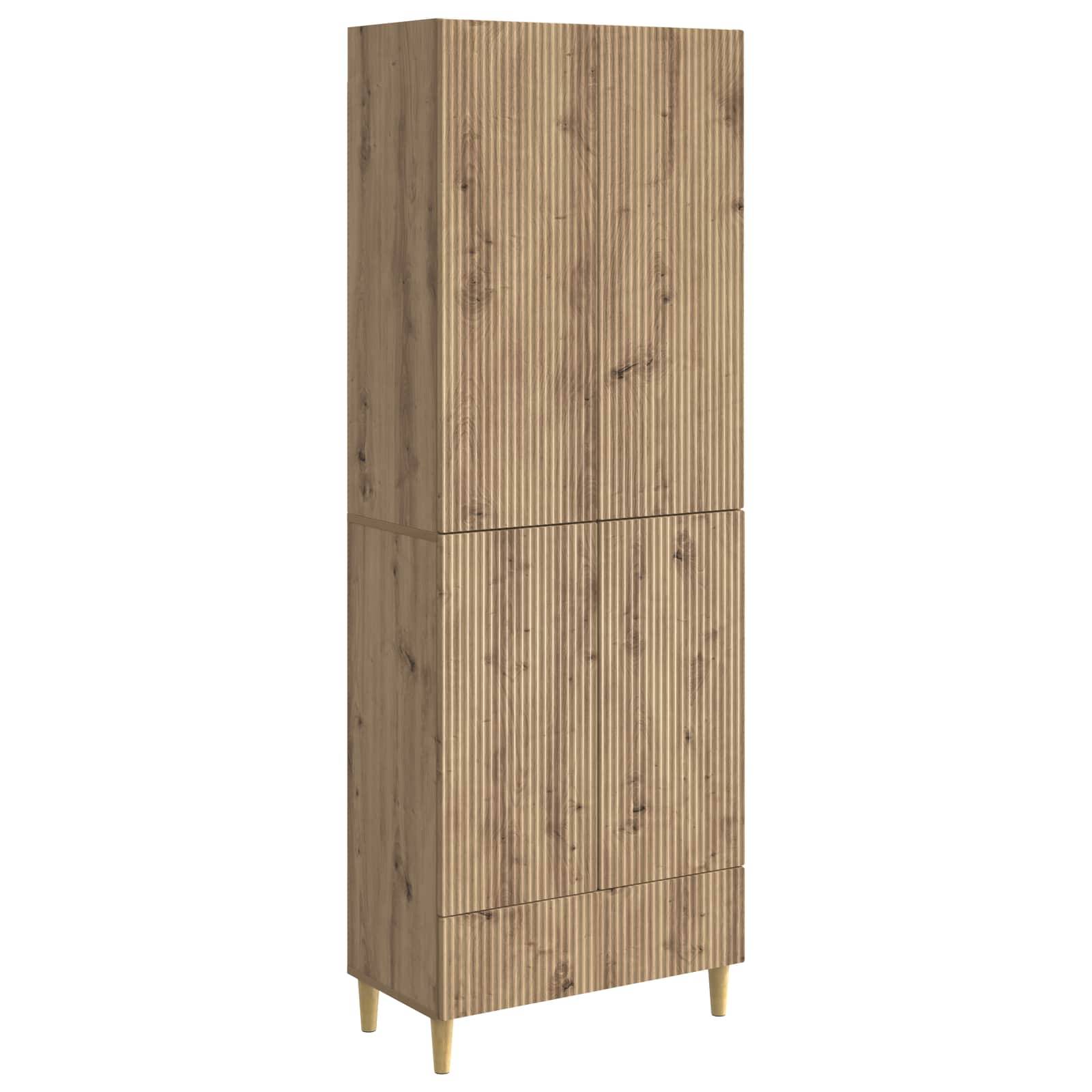 vidaXL Schrankset 2 Stk. Artisan-Eiche Holzwerkstoff