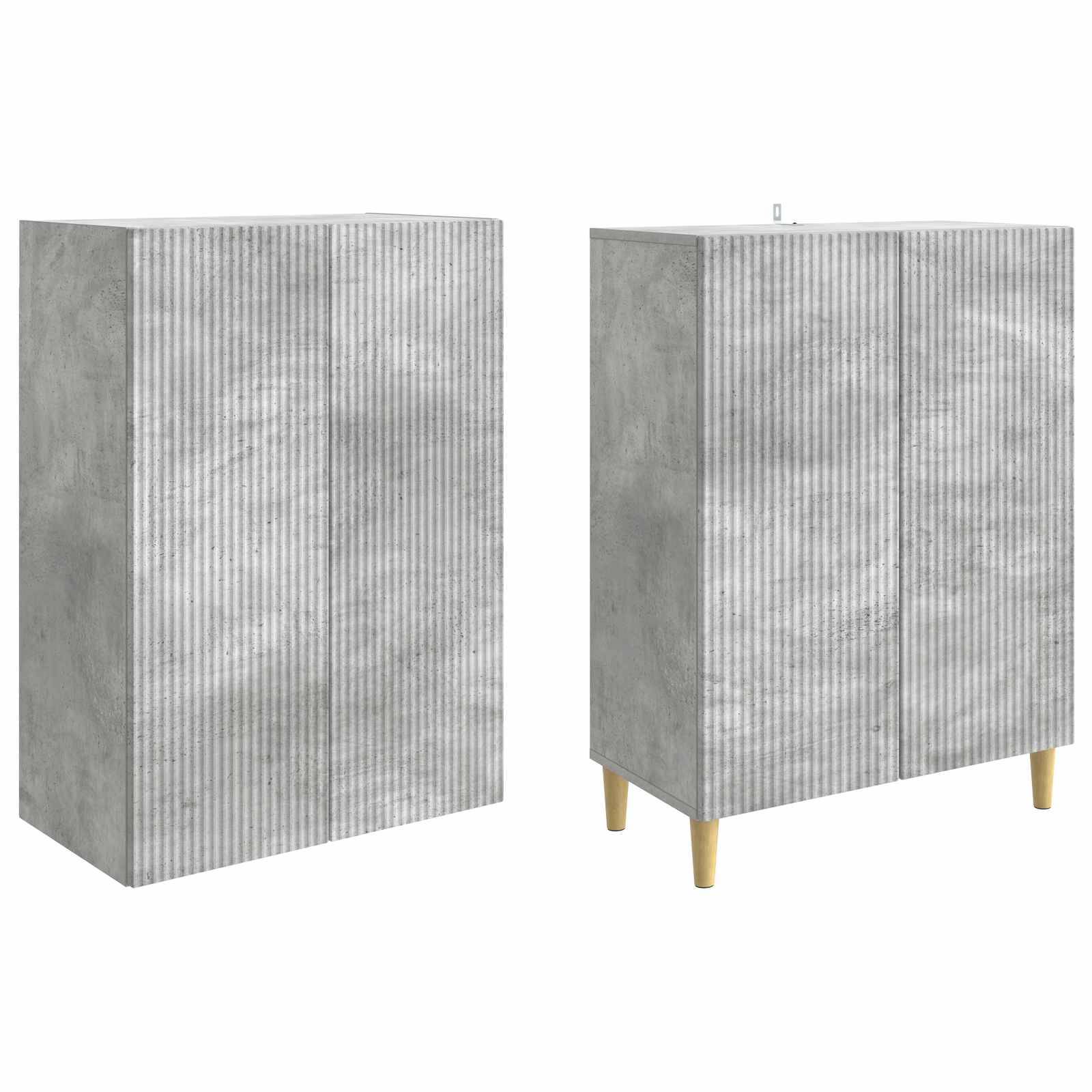 vidaXL Schrankset 2 pcs 66 x 34,5 x 90 cm Holzwerkstoff