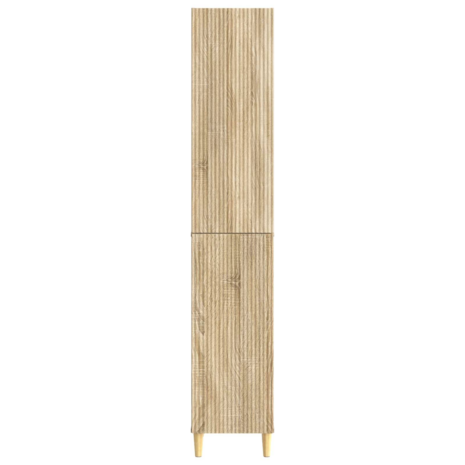 vidaXL Schrankset 2 pcs 33 x 34,5 x 90 cm Holzwerkstoff