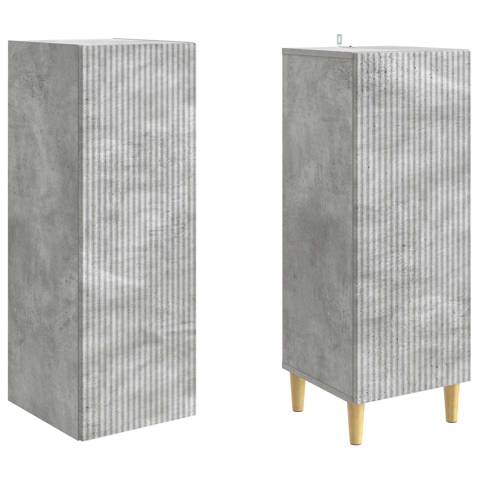 vidaXL Schrankset 2 pcs 33 x 34,5 x 90 cm Holzwerkstoff