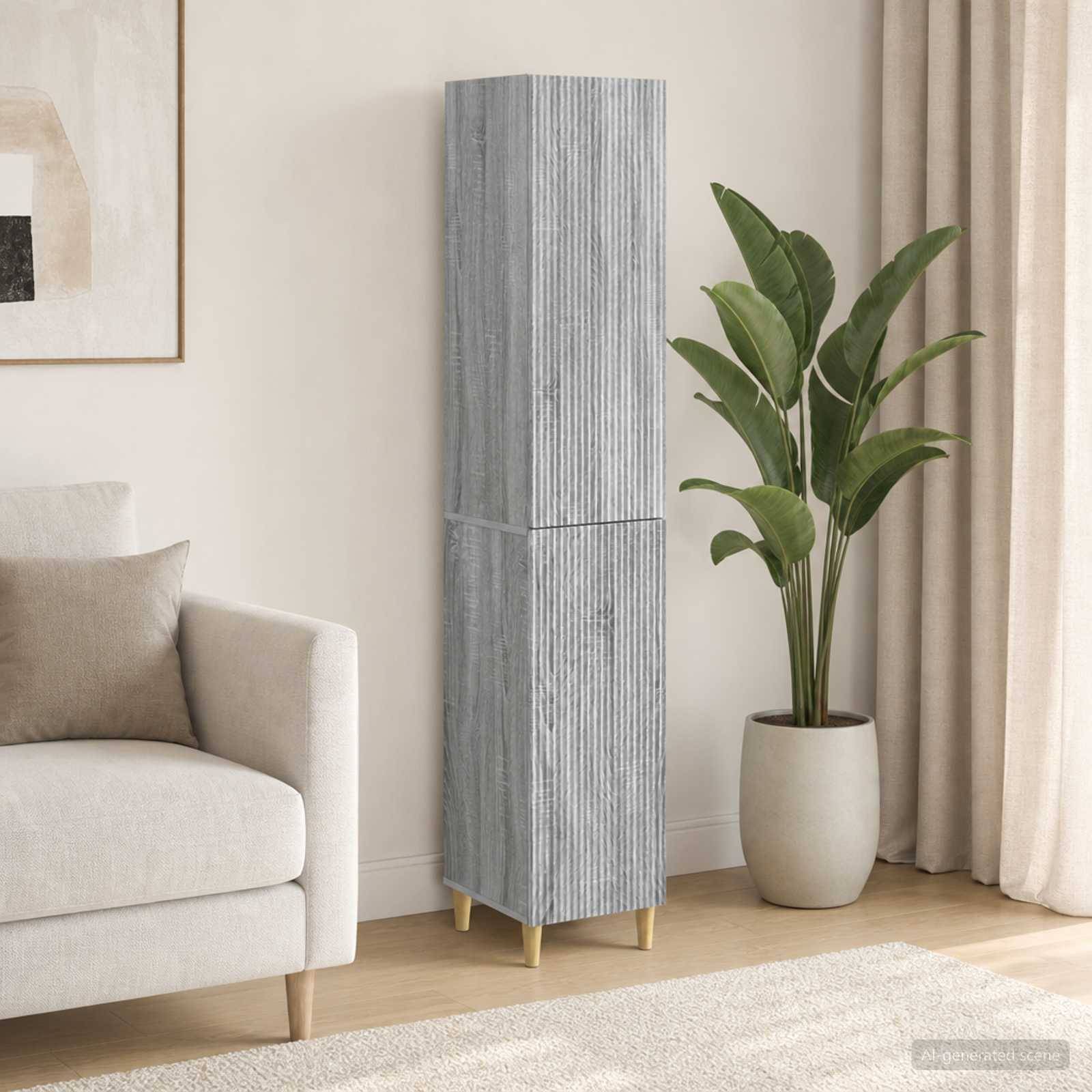 vidaXL Schrankset 2 pcs 33 x 34,5 x 90 cm Holzwerkstoff