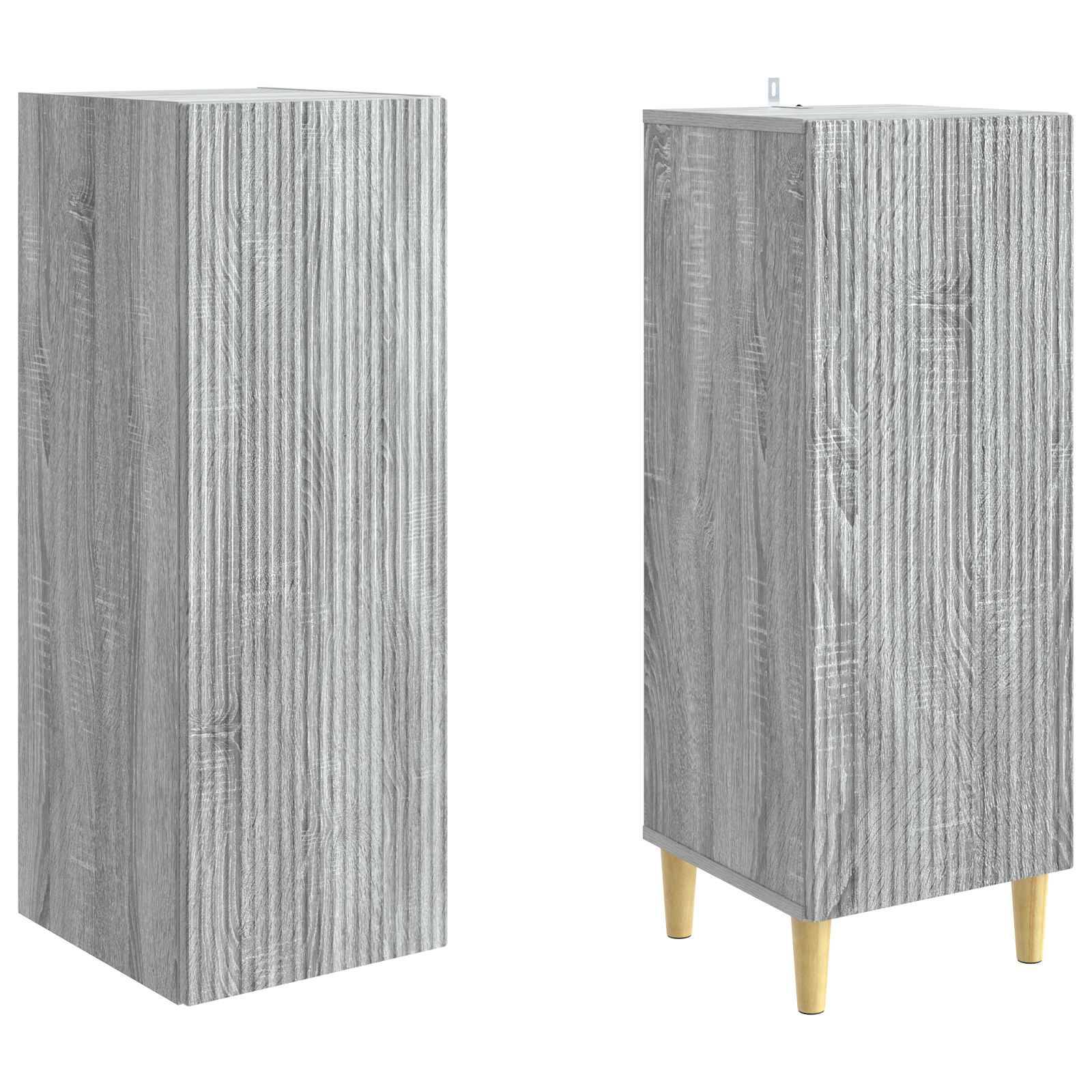 vidaXL Schrankset 2 pcs 33 x 34,5 x 90 cm Holzwerkstoff