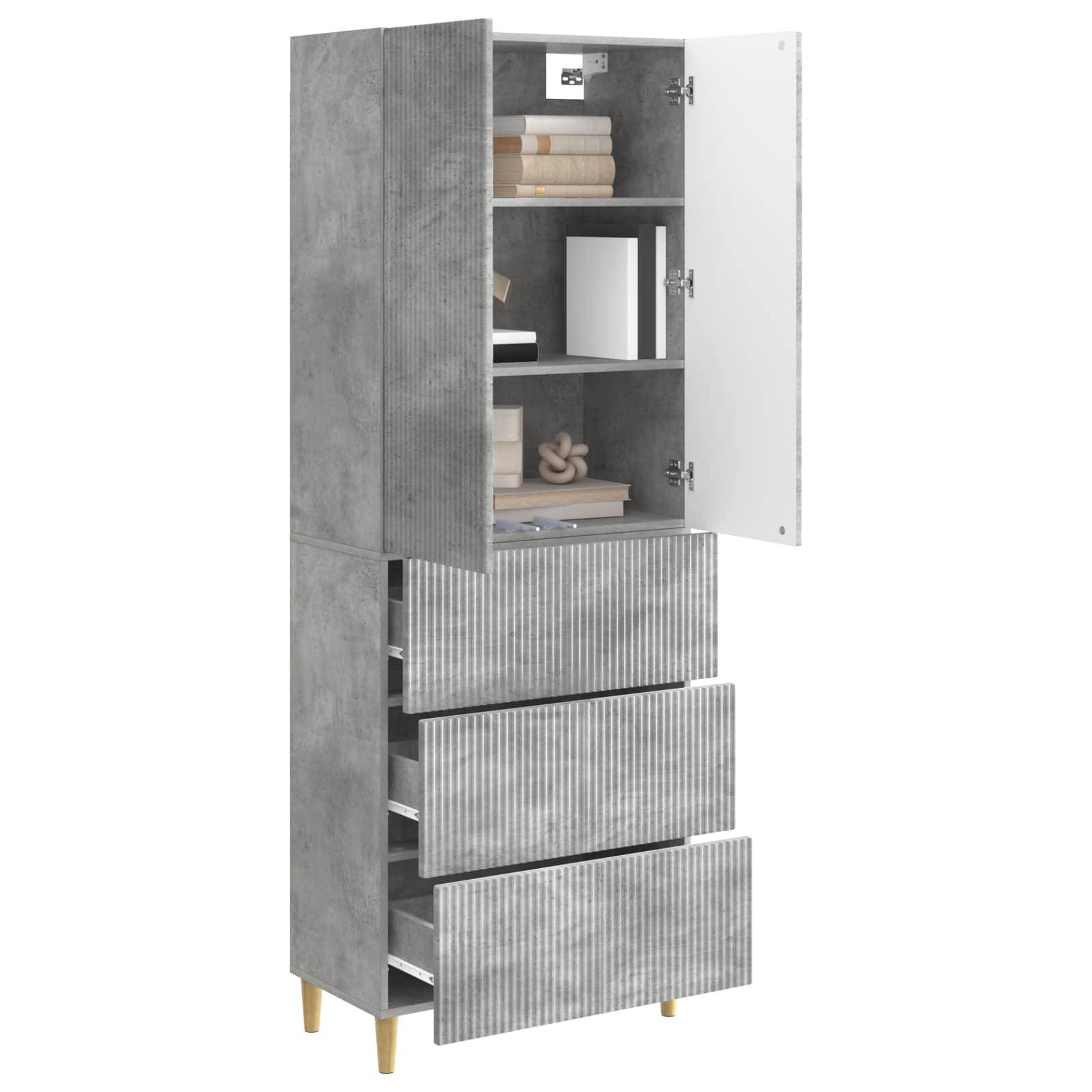 vidaXL Schrankset 2 pcs 66 x 34,5 x 90 cm Holzwerkstoff