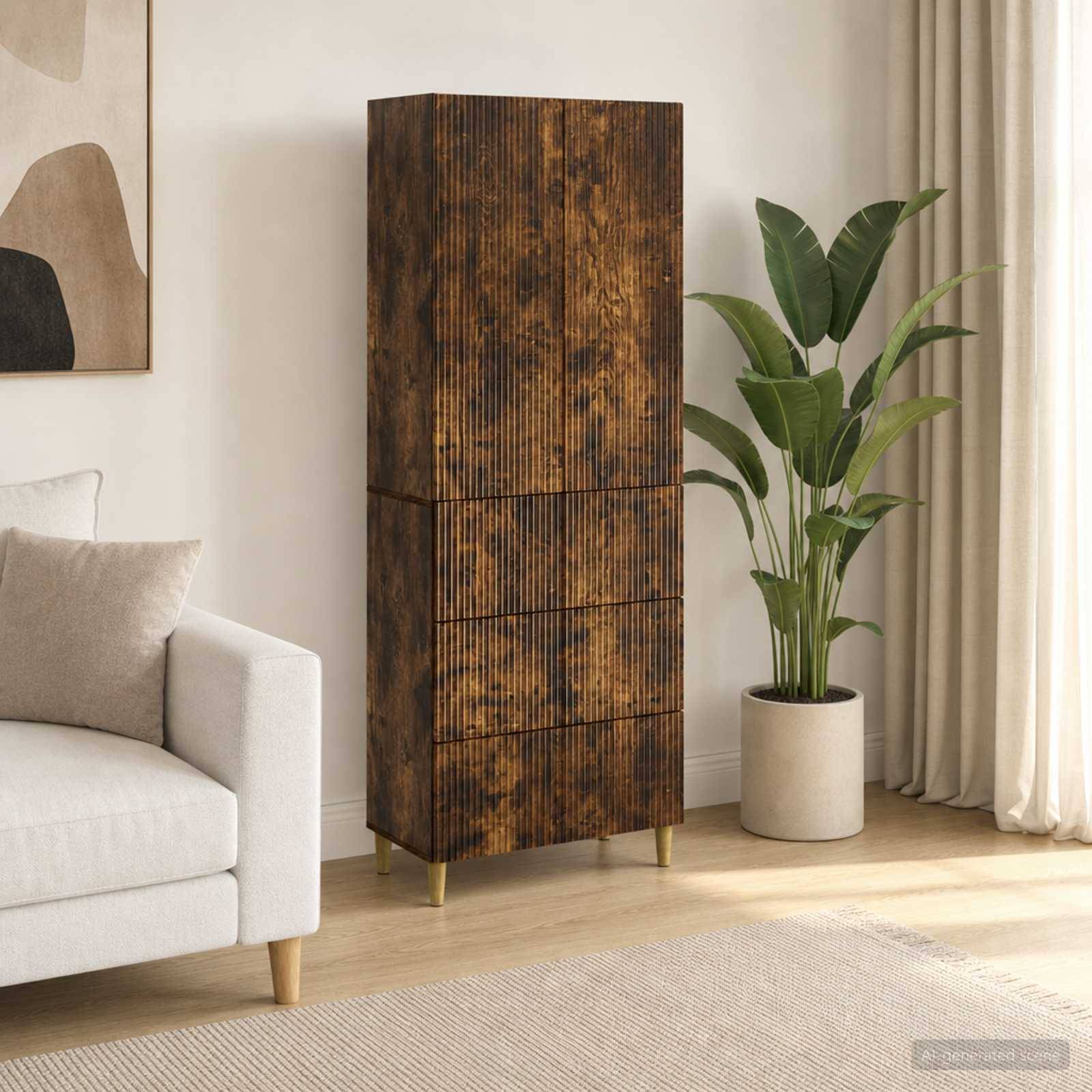 vidaXL Schrankset 2 pcs 66 x 34,5 x 90 cm Holzwerkstoff