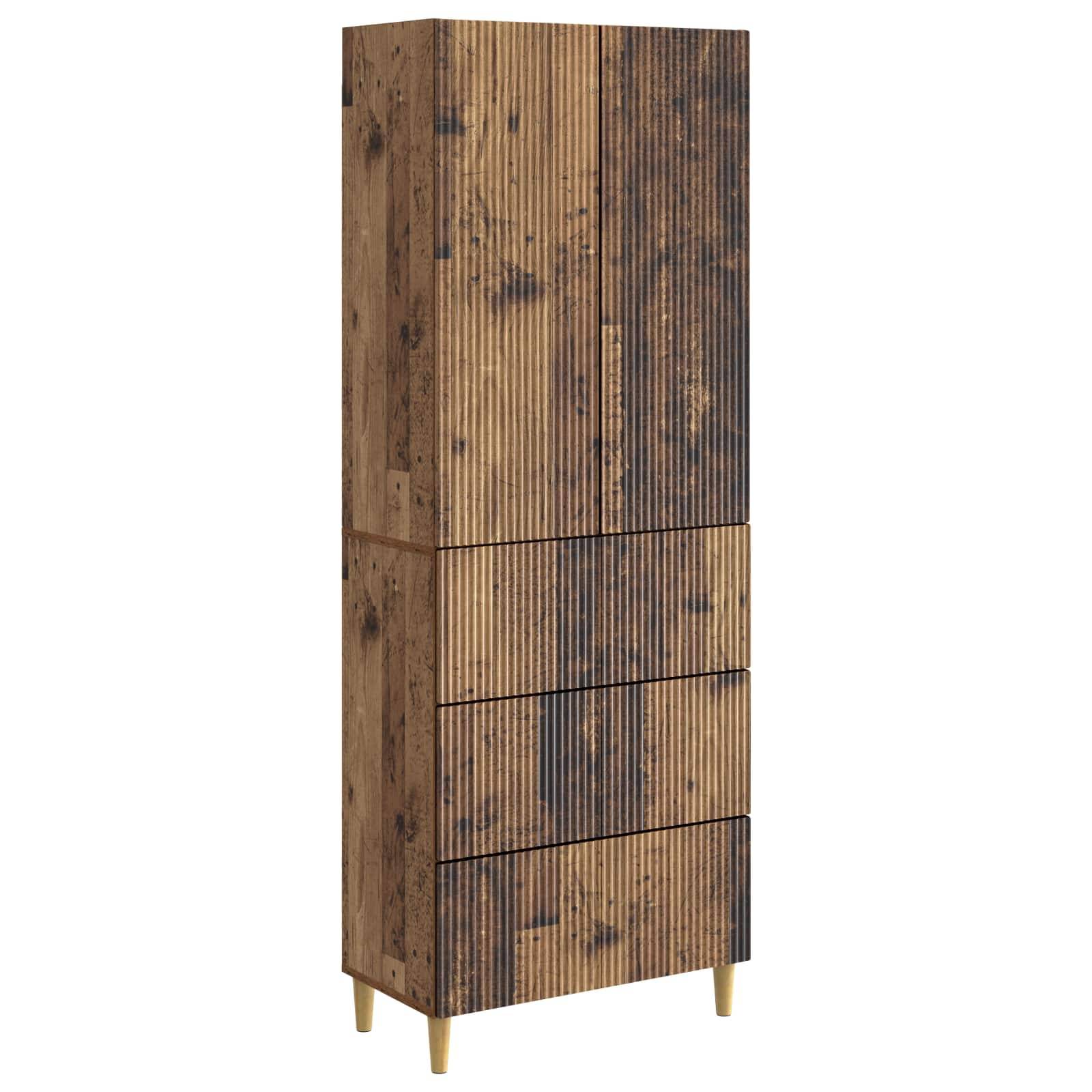 vidaXL Schrankset 2 pcs 66 x 34,5 x 90 cm Holzwerkstoff
