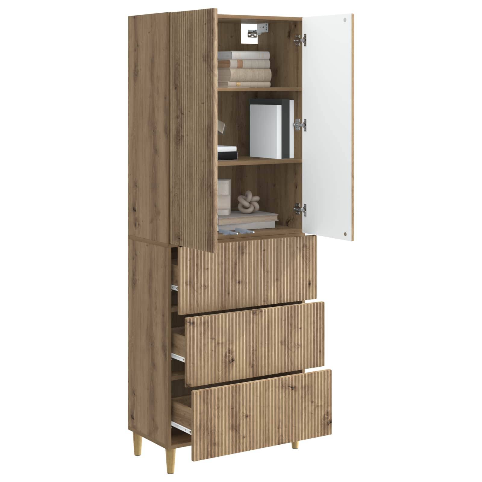 vidaXL Schrankset 2 Stk. Holzwerkstoff