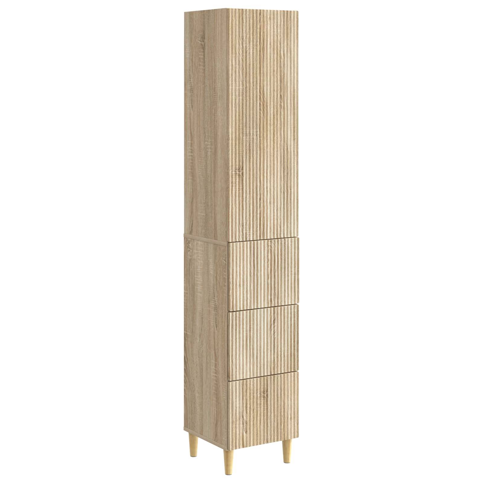 vidaXL Schrankset 2 pcs 33 x 34,5 x 90 cm Holzwerkstoff