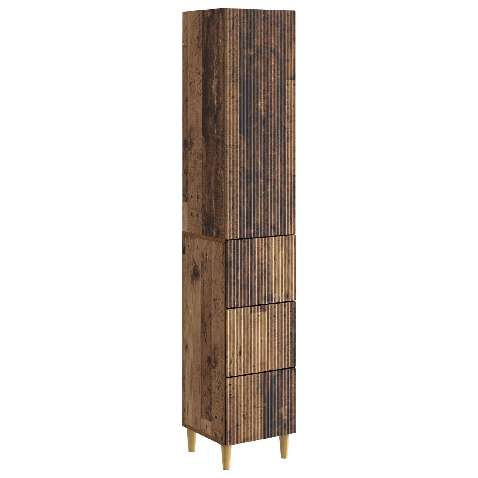 vidaXL Schrankset 2 pcs 33 x 34,5 x 90 cm Holzwerkstoff