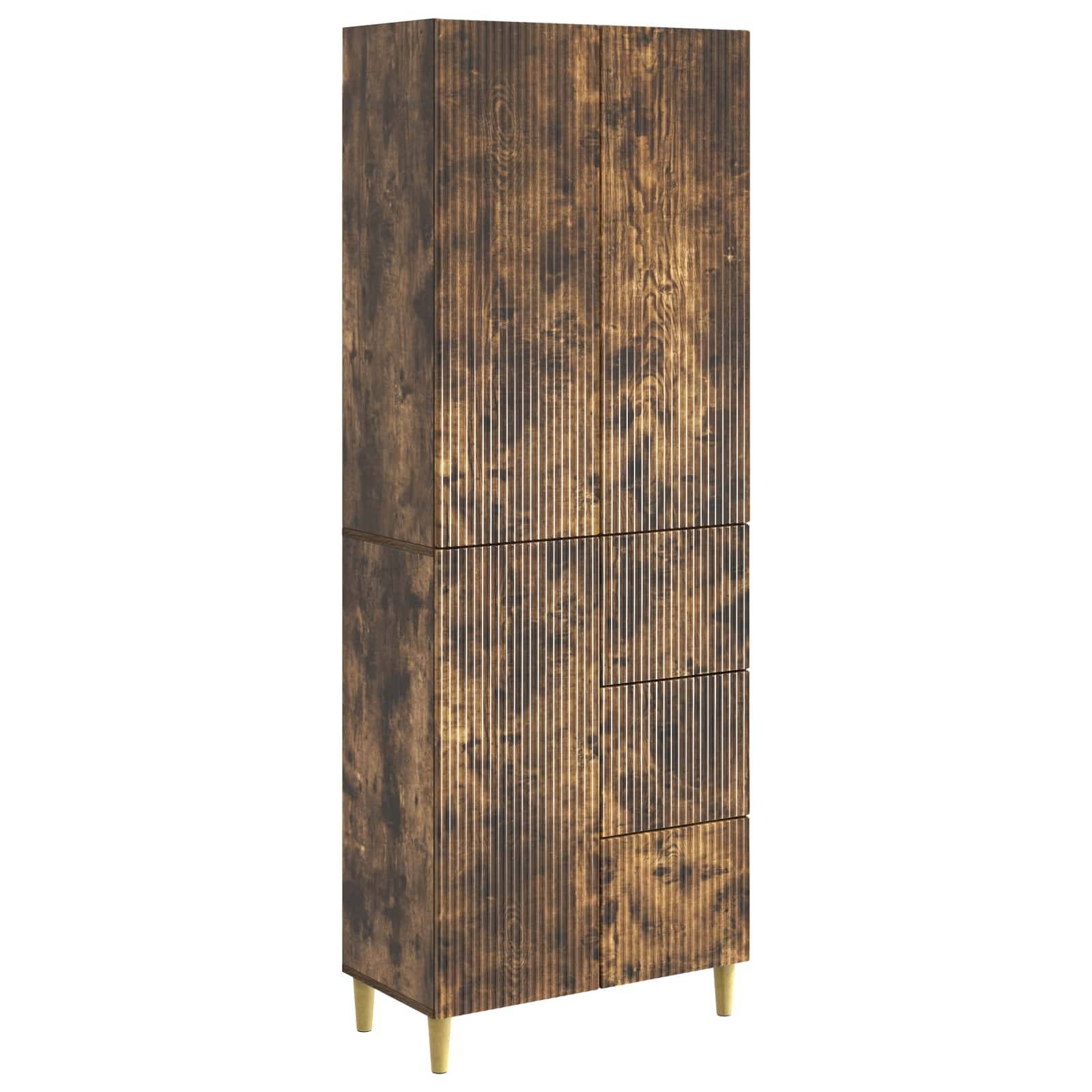 vidaXL Schrankset 2 pcs 66 x 34,5 x 90 cm Holzwerkstoff
