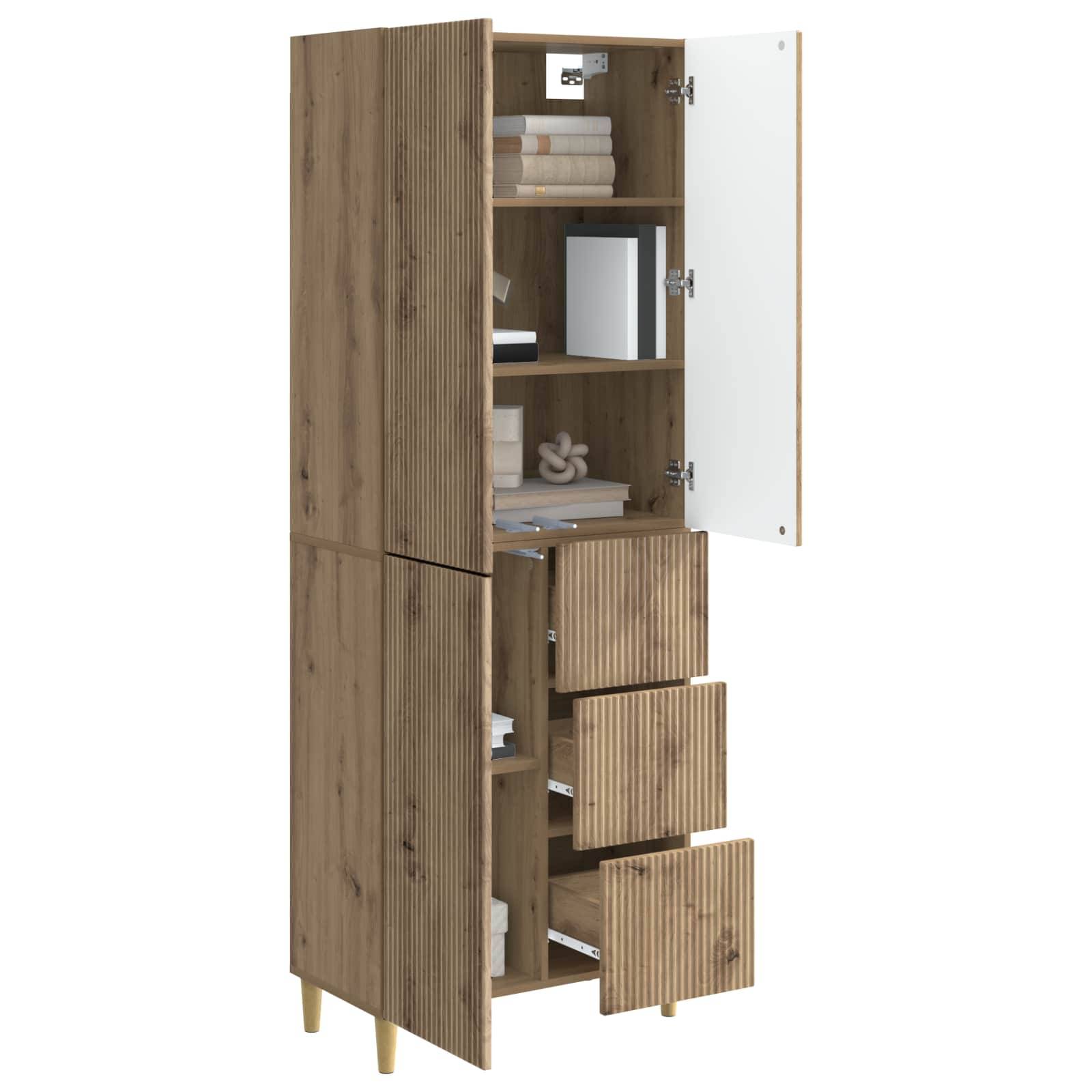 vidaXL Schrankset 2 Stk. Holzwerkstoff