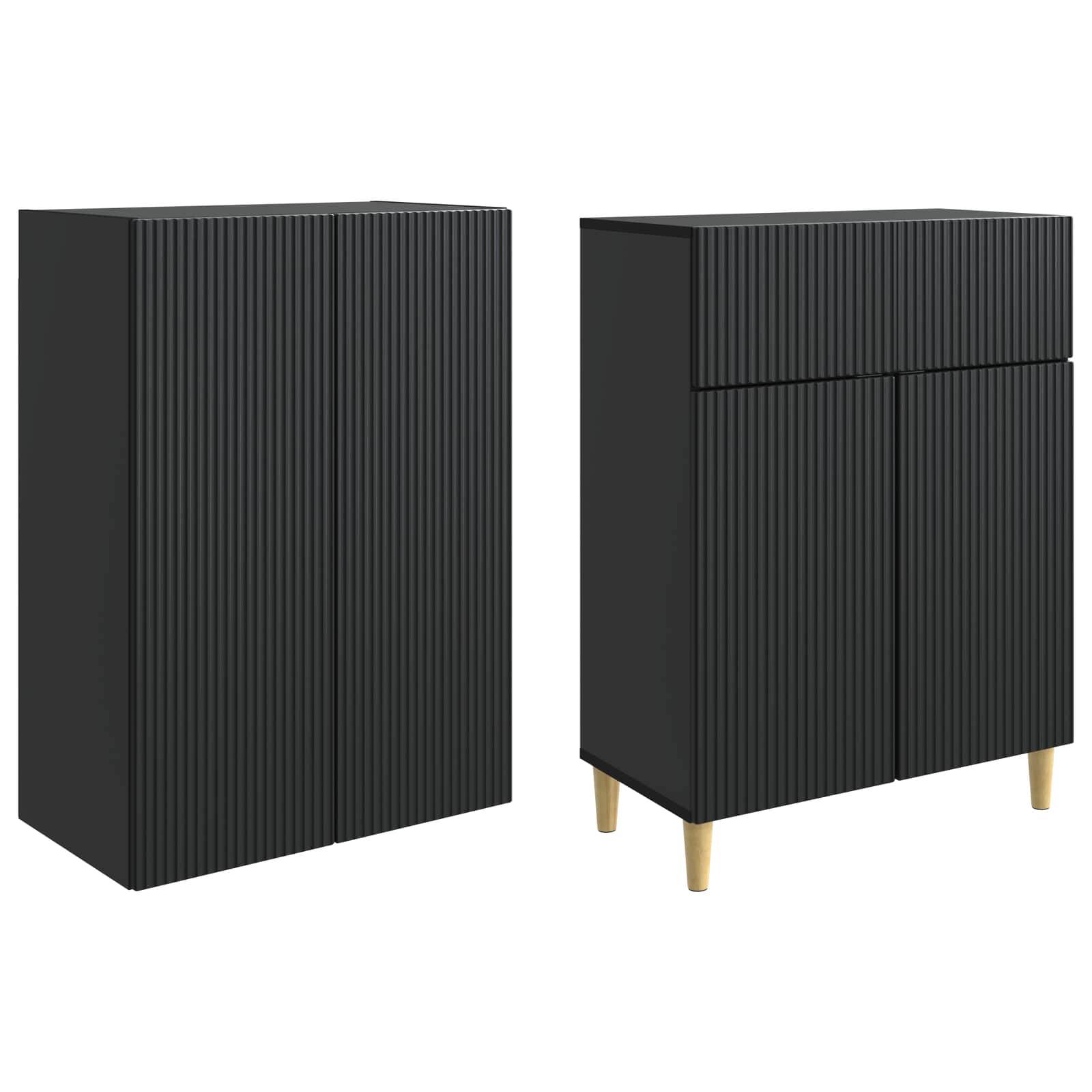 vidaXL Schrankset 2 pcs 66 x 34,5 x 90 cm Holzwerkstoff