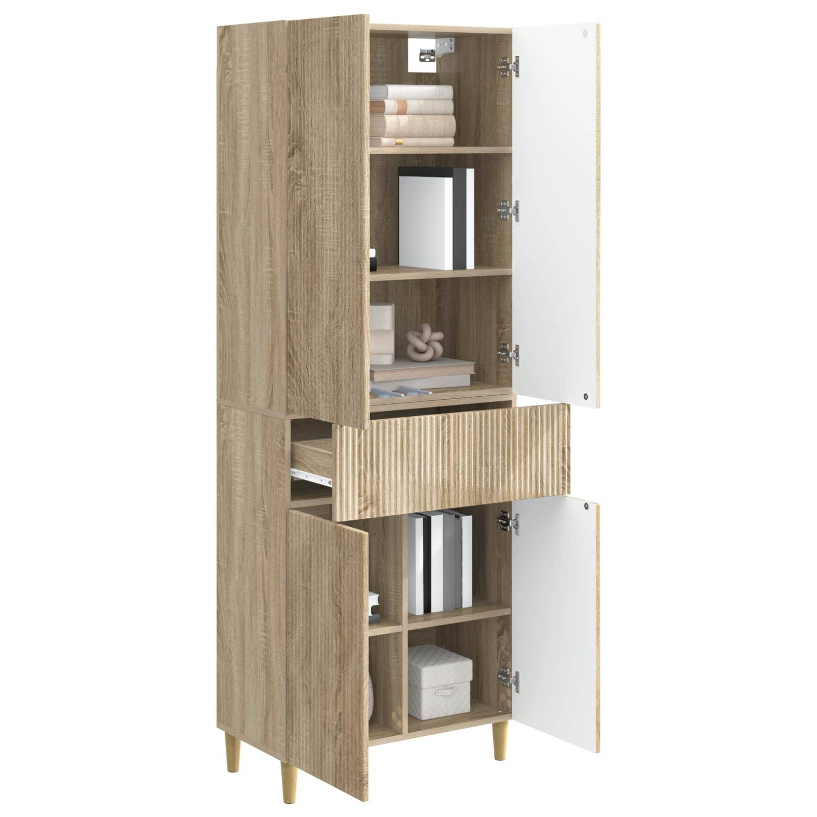 vidaXL Schrankset 2 pcs 66 x 34,5 x 90 cm Holzwerkstoff
