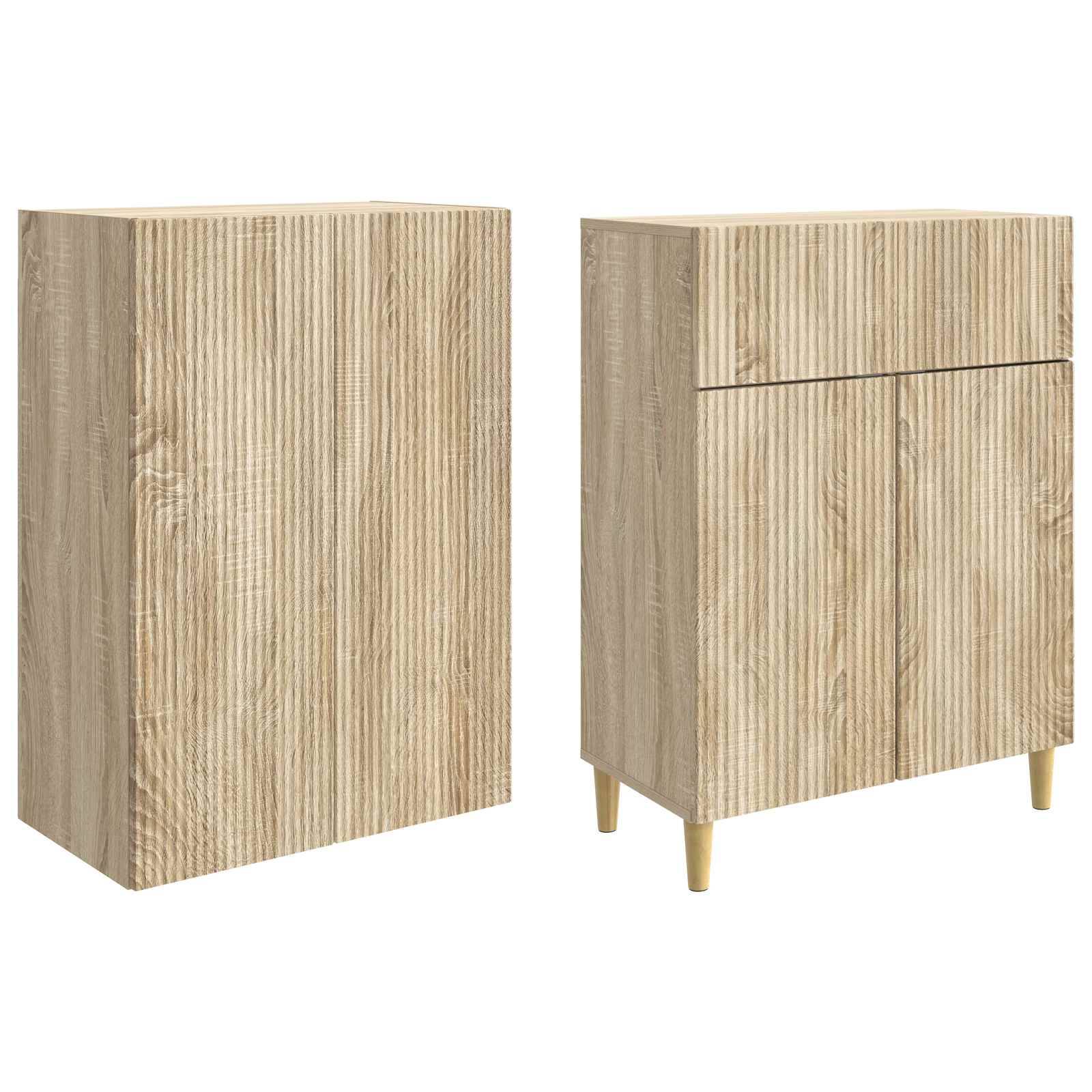 vidaXL Schrankset 2 pcs 66 x 34,5 x 90 cm Holzwerkstoff