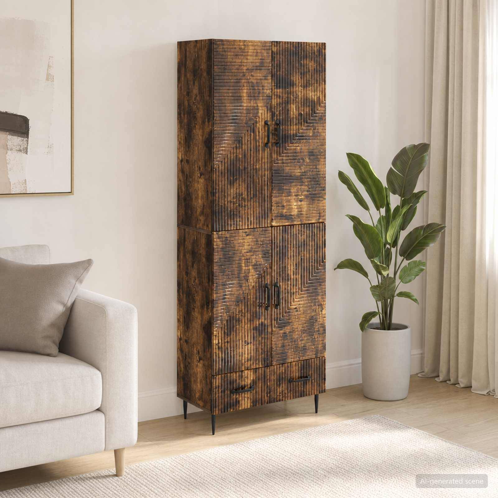 vidaXL Schrankset 2 pcs 66 x 34,5 x 95 cm Holzwerkstoff