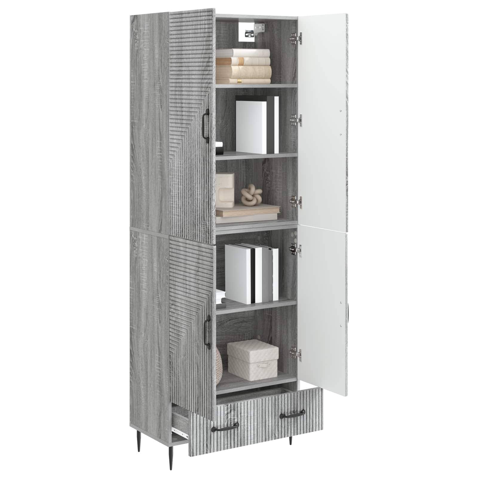vidaXL Schrankset 2 pcs 66 x 34,5 x 95 cm Holzwerkstoff