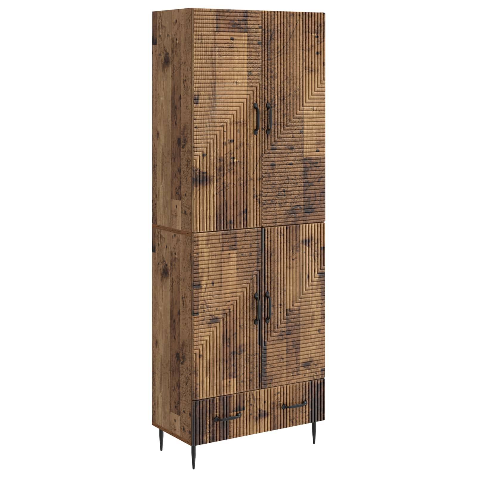 vidaXL Schrankset 2 pcs 66 x 34,5 x 95 cm Holzwerkstoff