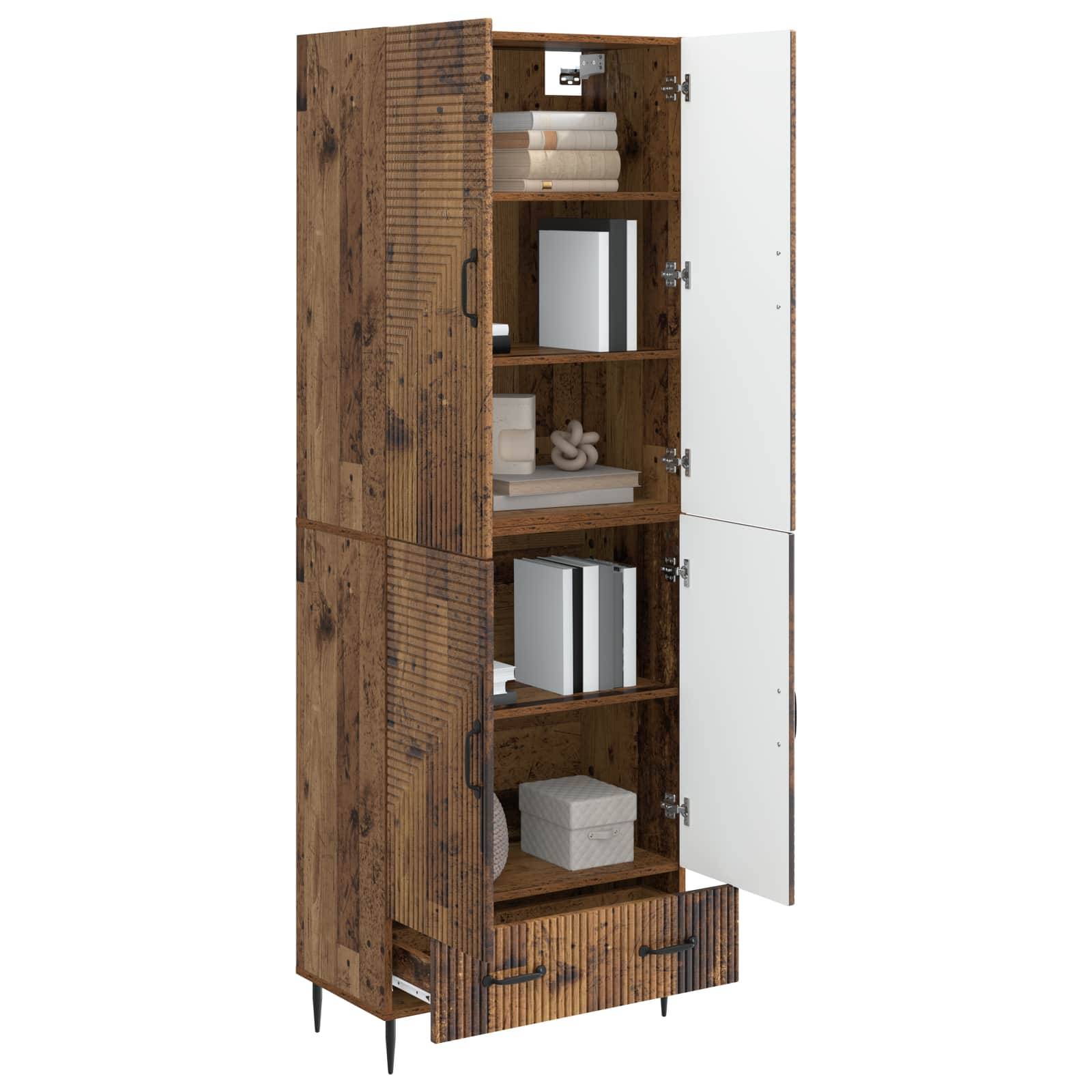 vidaXL Schrankset 2 pcs 66 x 34,5 x 95 cm Holzwerkstoff