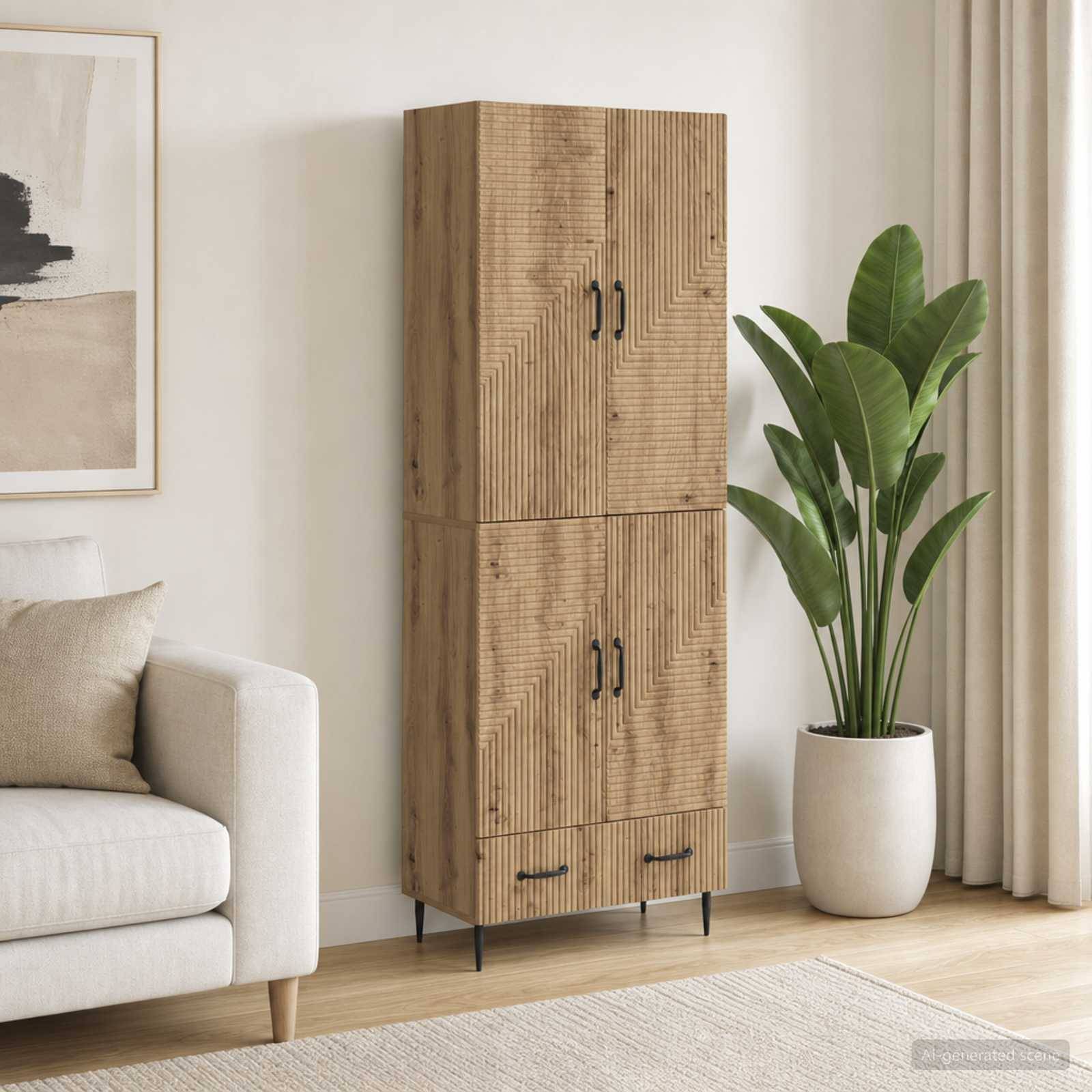 vidaXL Schrankset 2 Stk. Holzwerkstoff