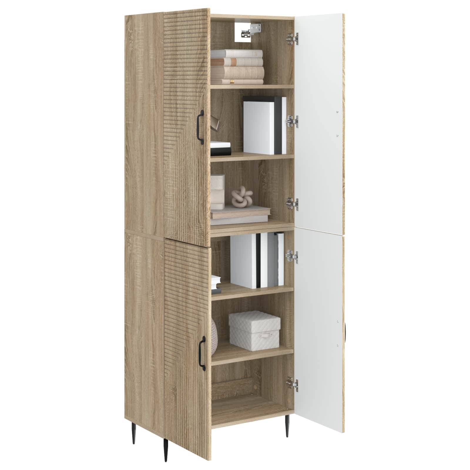 vidaXL Schrankset 2 pcs 66 x 34,5 x 89,5 cm Holzwerkstoff